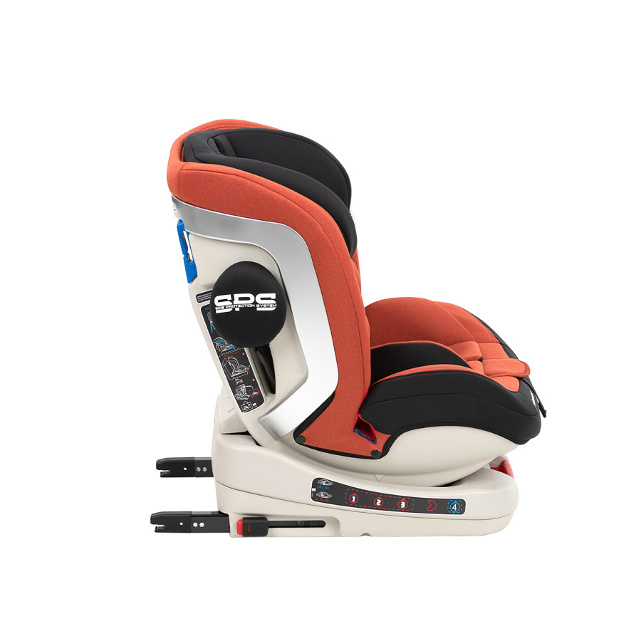 Стол за кола 0-1-2-3 (0-36 кг) 4 Strong Orange Isofix 2020