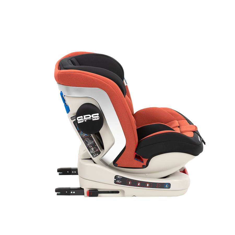 Стол за кола 0-1-2-3 (0-36 кг) 4 Strong Orange Isofix 2020