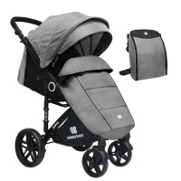 Бебешка лятна количка Juno Light Grey 2020