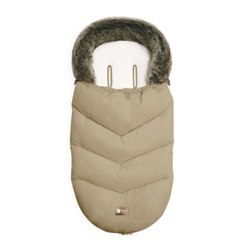 Чувалче за количка Luxury Fur Beige