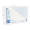 Плетено памучно одеяло с шерпа Light Blue
