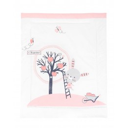 Олекотено одеяло ранфорс 90/110см Pink Bunny