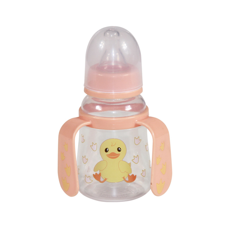 Бебешко шише 125 мл с 2 дръжки Baby Care