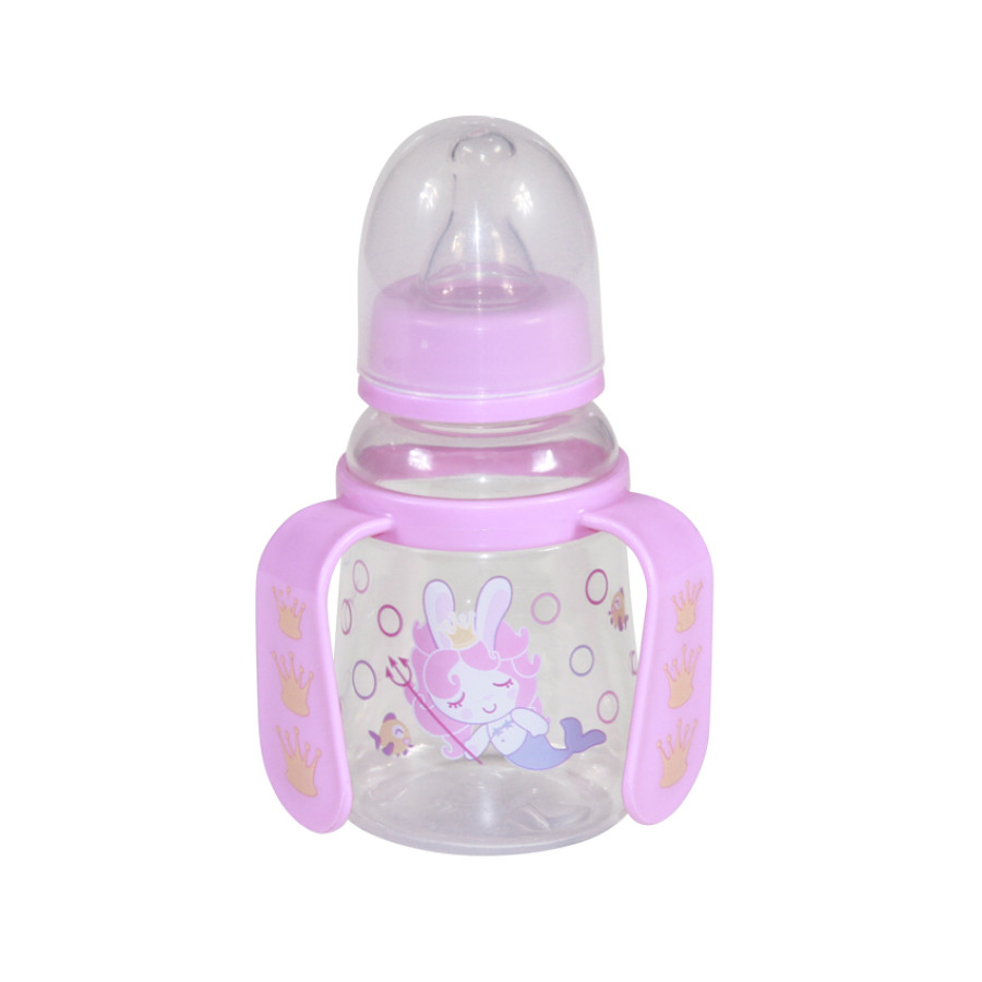 Бебешко шише 125 мл с 2 дръжки Baby Care