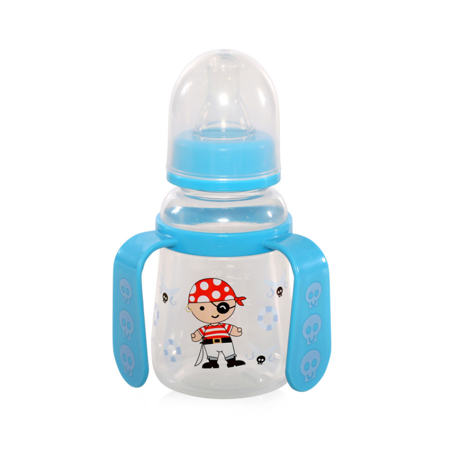 Бебешко шише 125 мл с 2 дръжки Baby Care