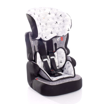 Стол за кола X-Drive plus dark grey airplane 9-36 kg