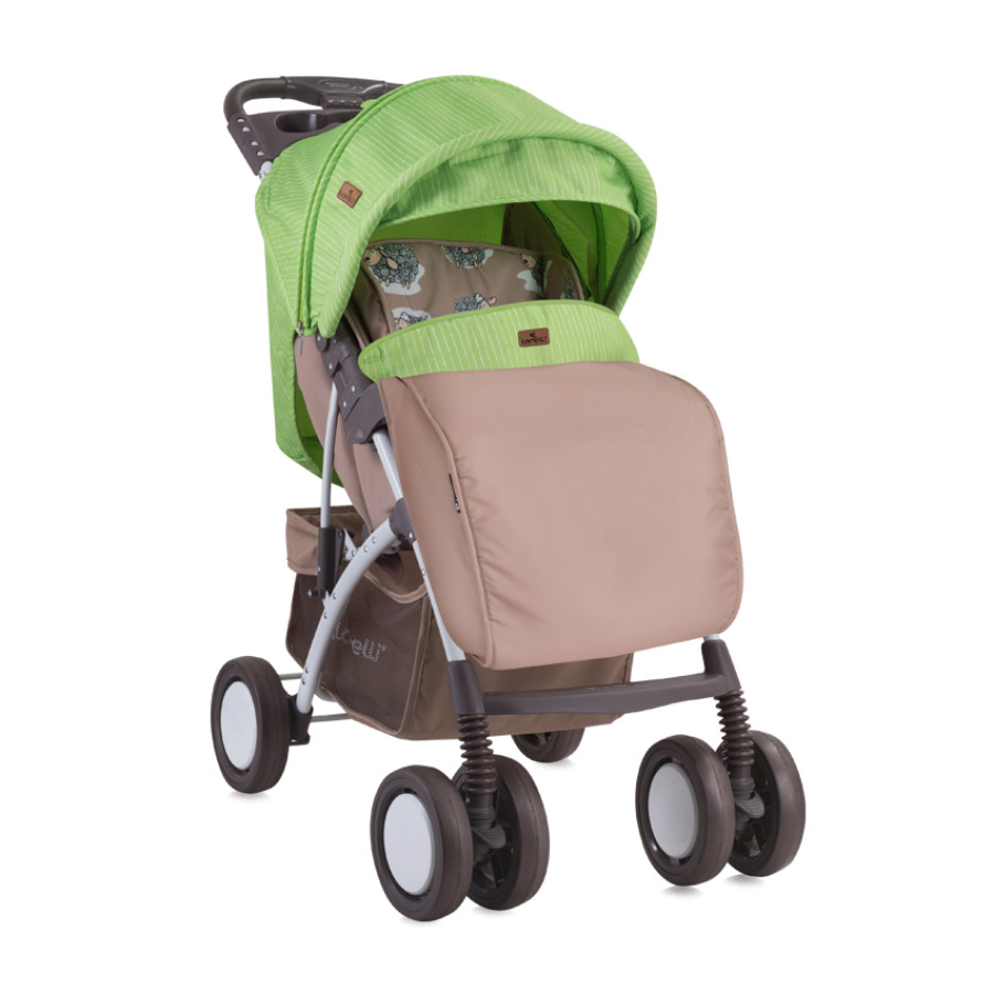 Детска количка Rio сет beige & green lambs