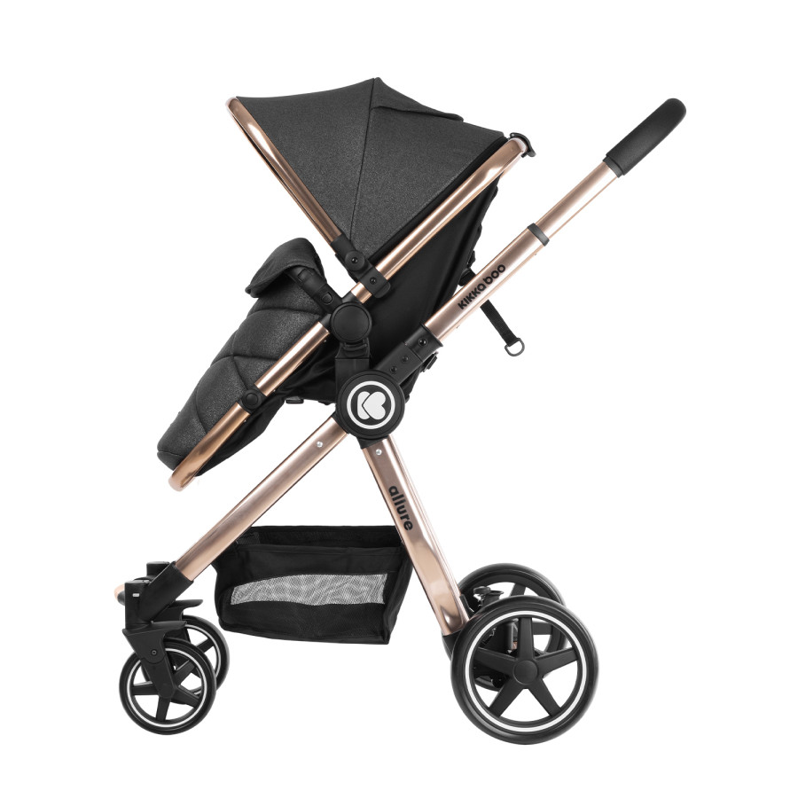 Комбинирана количка 3 в 1 Allure Black gold chrome 2020