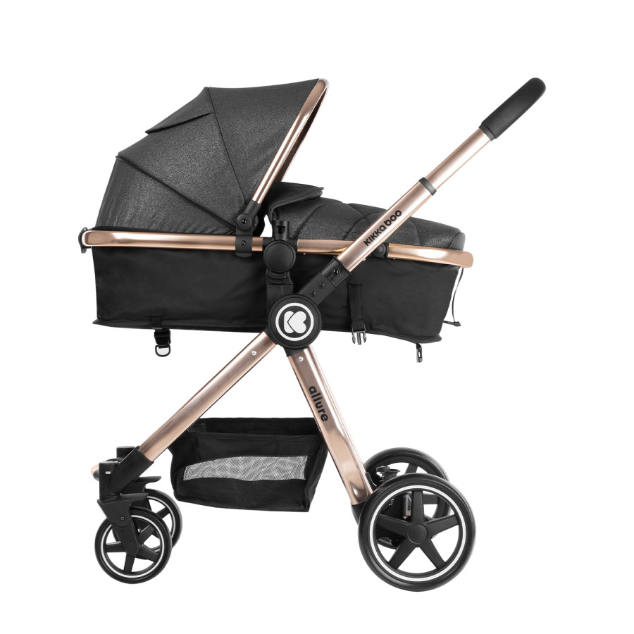 Комбинирана количка 3 в 1 Allure Black gold chrome 2020