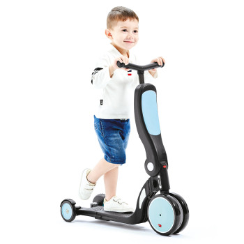 Детска играчка скутер 4в1 ALL RIDE син