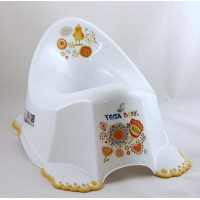 Бебешко анатомично гърне Фолк бяло