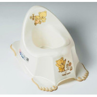 Бебешко анатомично гърне Мече перлено бяло