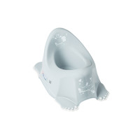 Бебешко анатoмично музикално гърне Бухалчета сиво