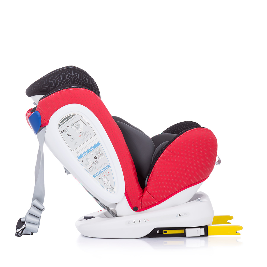 Столче за кола 360 Isofix 0-36 kg Турнео червен