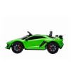 Електрическа кола Lamborghini с меки EVA гуми зелен
