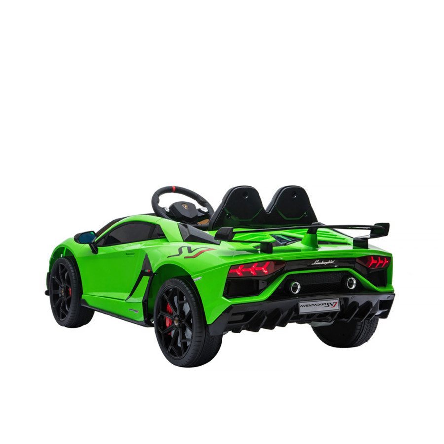 Електрическа кола Lamborghini с меки EVA гуми зелен