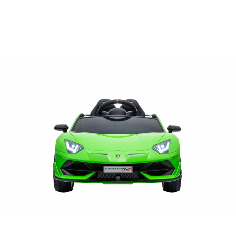 Електрическа кола Lamborghini с меки EVA гуми зелен