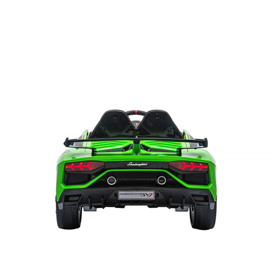 Електрическа кола Lamborghini с меки EVA гуми зелен