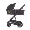 Детска количка Електра черна рама- злато