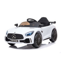 Електрическа кола Mercedes Benz GTR AMG бяла