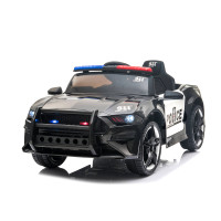 Електрическа кола POLICE черна