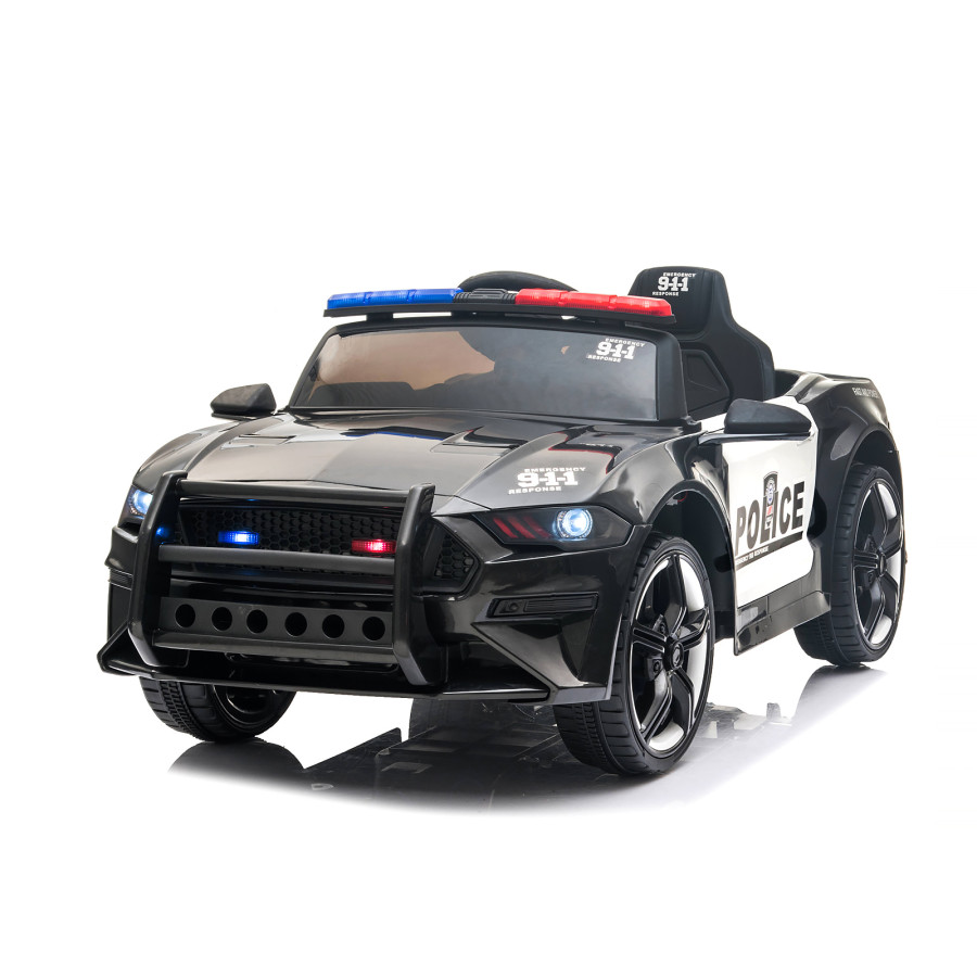 Електрическа кола POLICE черна