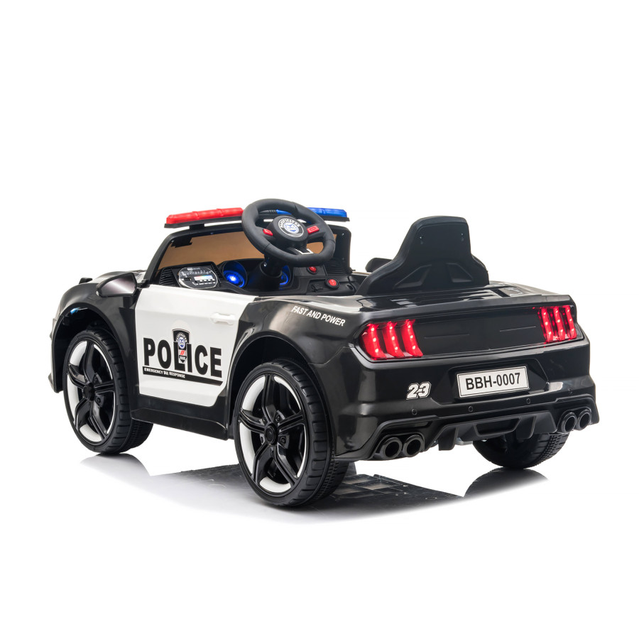 Електрическа кола POLICE черна