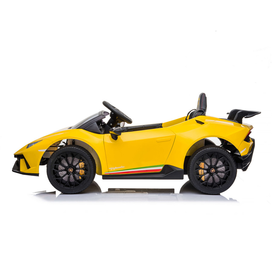 Електрическа кола Lamborghini Huracan жълта
