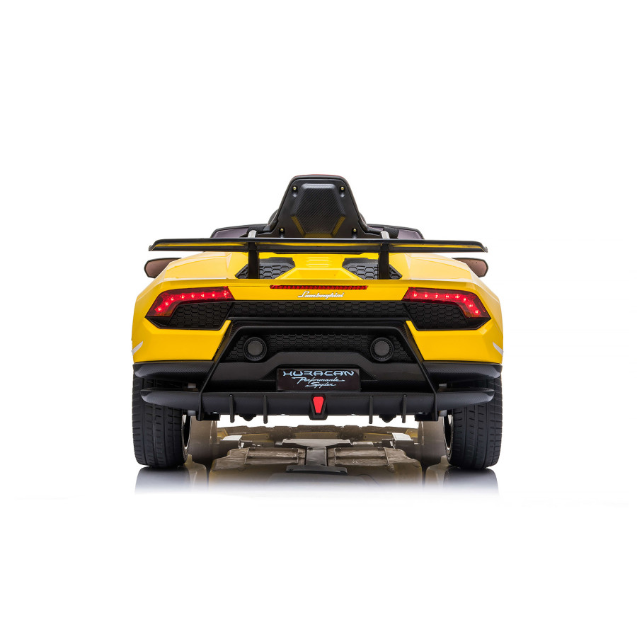 Електрическа кола Lamborghini Huracan жълта