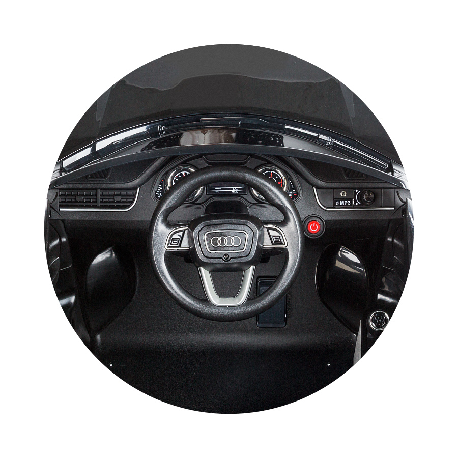 Електрически джип AUDI Q7 черен