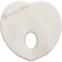 Мемори ергономична възглавница Heart White Velvet