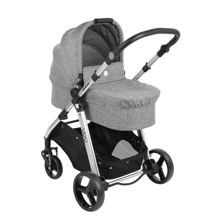 Комбинирана количка 3 в 1 Ugo Dark Grey Melange 2020