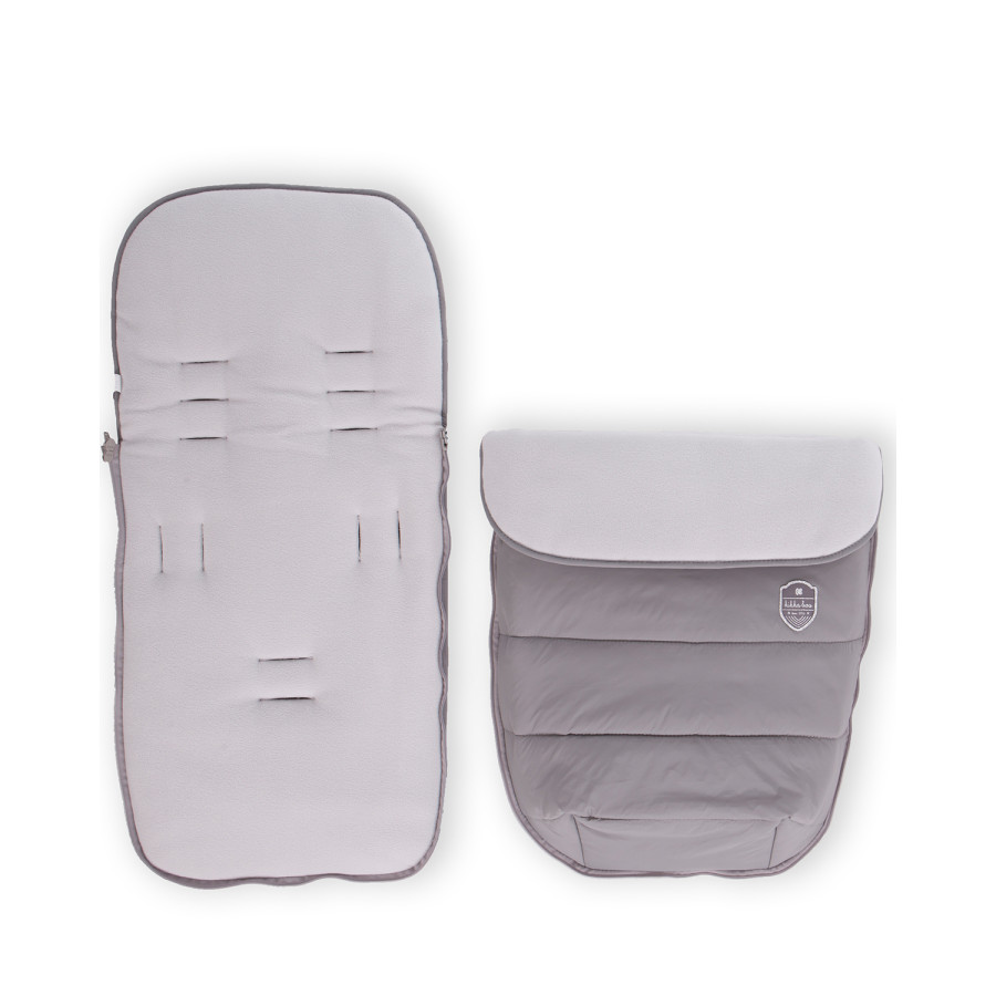 Чувалче за количка Embroidered Light Grey