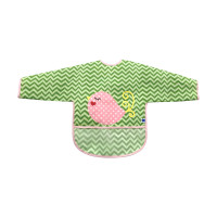Лигавник с ръкави и джоб непромокаем Bird Green