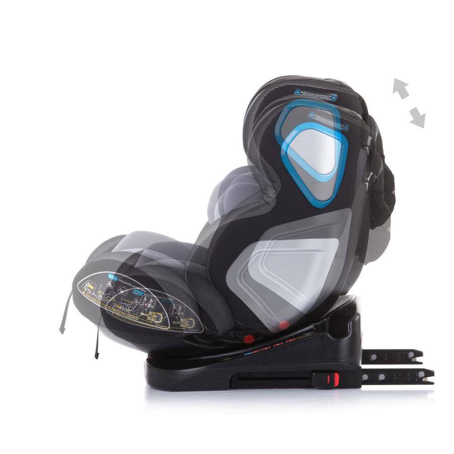 Стол за кола 360 Isofix 0+ Evolute асфалт
