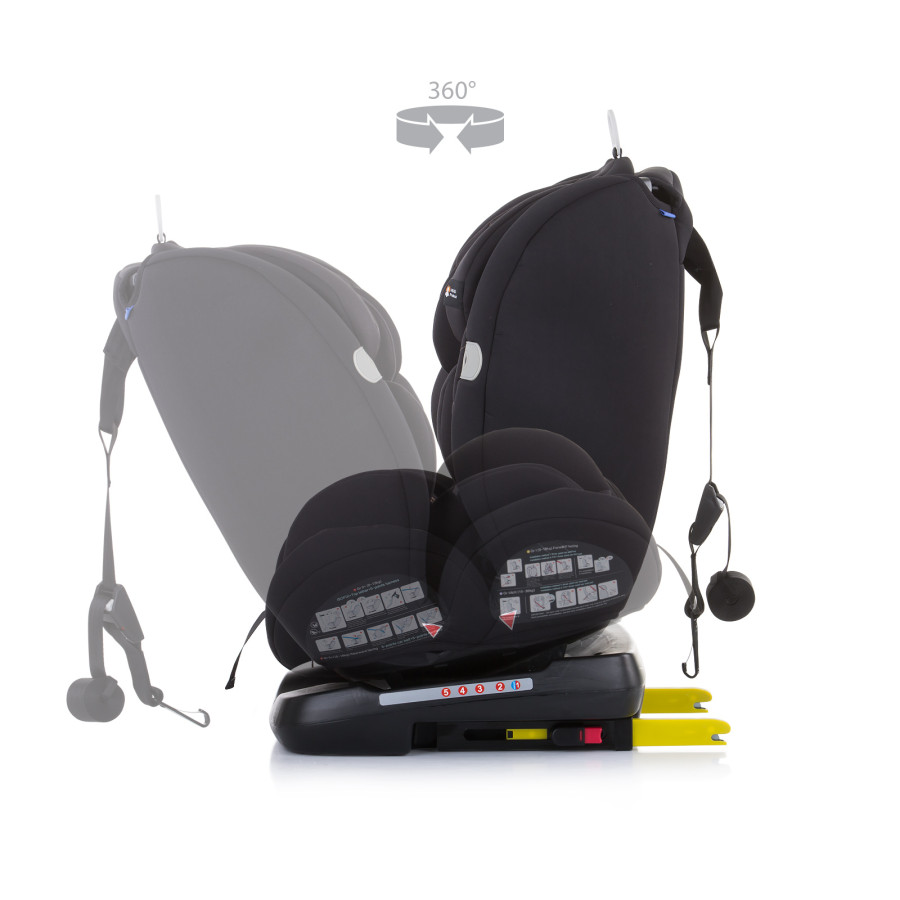 Стол за кола 360 ISOFIX 0-36 kg Journey карбон