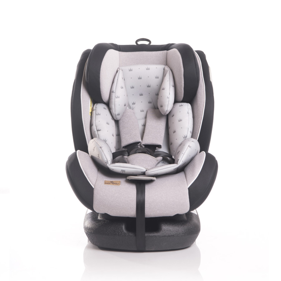 Стол за кола Corsica Isofix 0-36kg Grey Crowns