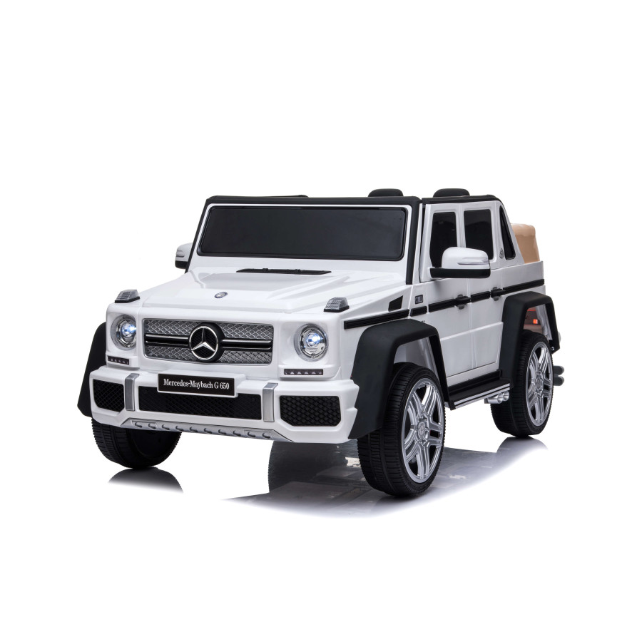 Електрически джип Mercedes Maybach G650 бял