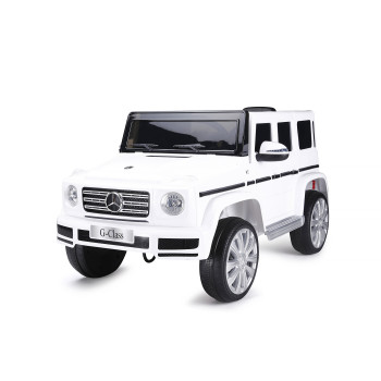 Акумулаторен джип MERCEDES G 500 бял