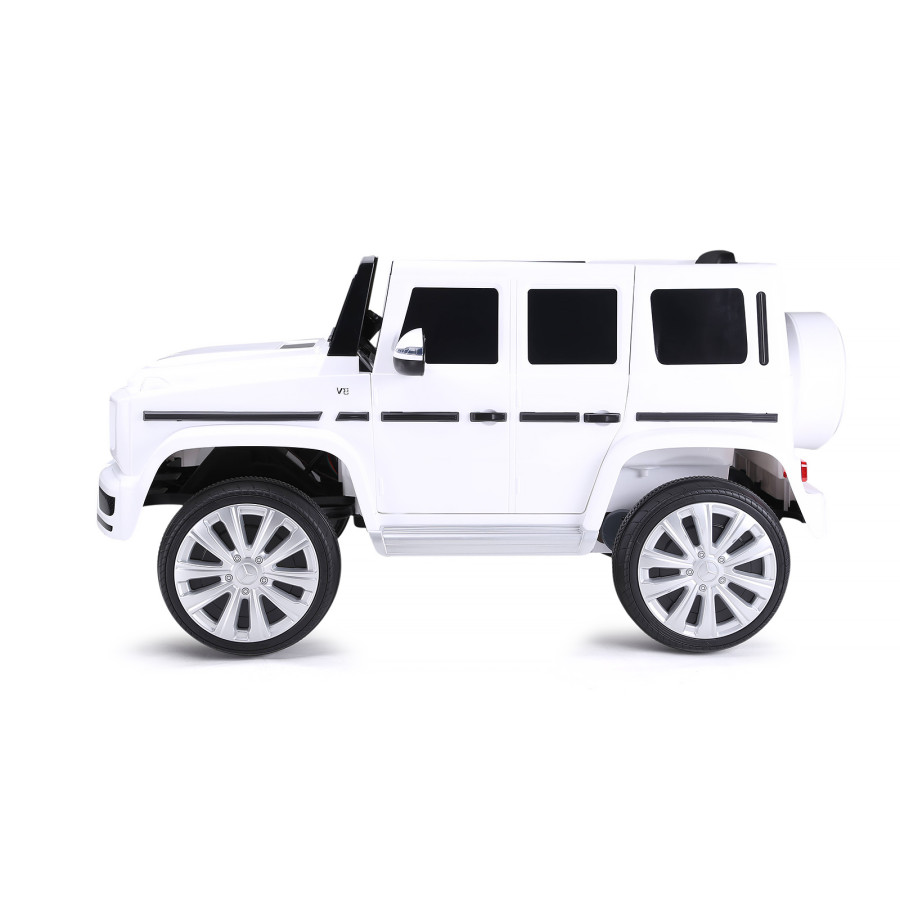 Акумулаторен джип MERCEDES G 500 бял