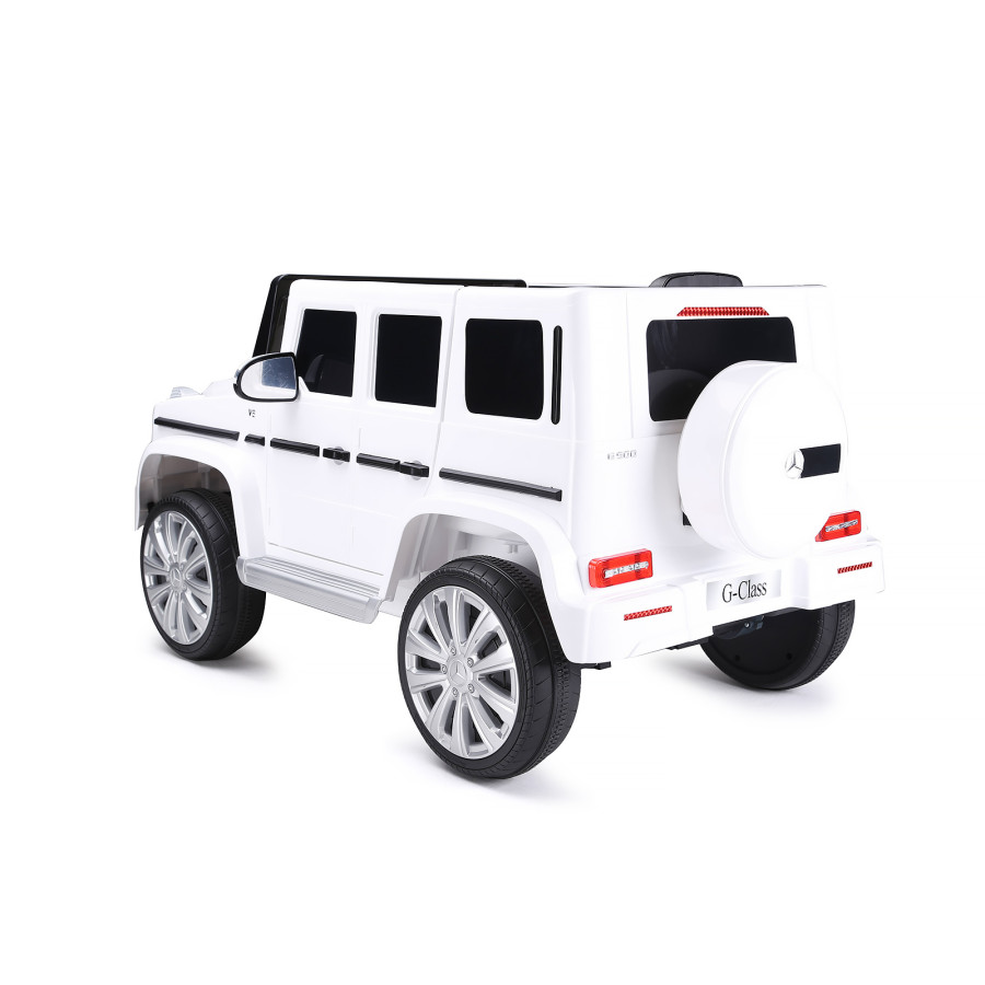 Акумулаторен джип MERCEDES G 500 бял