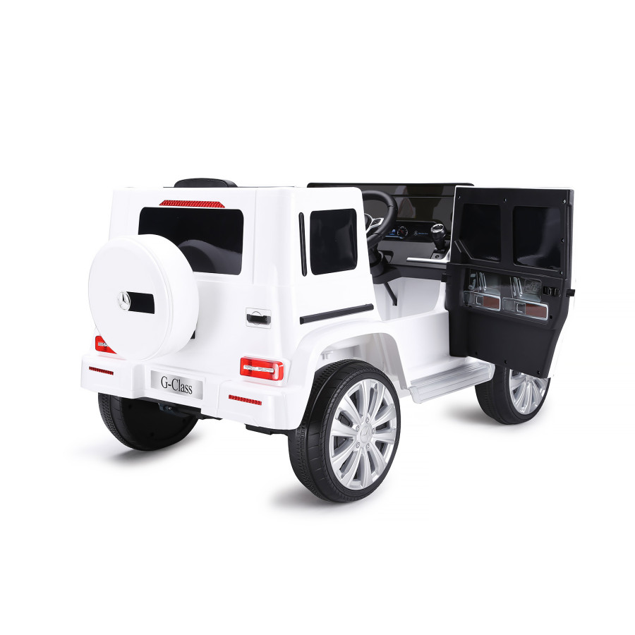 Акумулаторен джип MERCEDES G 500 бял