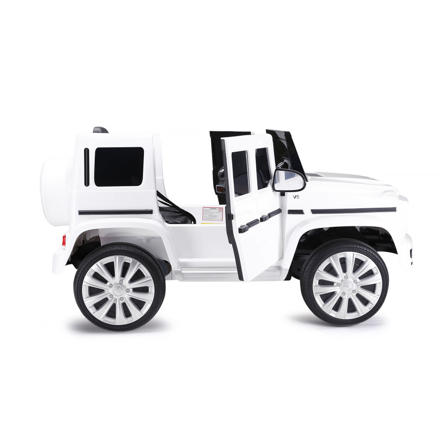 Акумулаторен джип MERCEDES G 500 бял