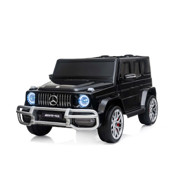Акумулаторен джип MERCEDES G63 за две деца черен