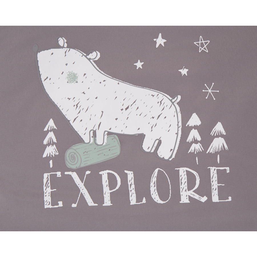 Чувалче за количка Polar Bear Grey