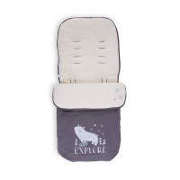 Чувалче за количка Polar Bear Grey