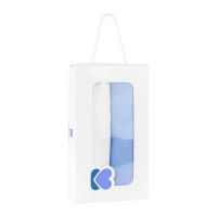 Комплект 2бр муселинови пелени 105х105см Blue & White
