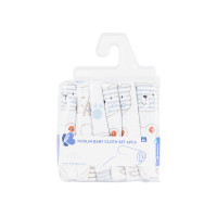 Комплект 6бр муселинови кърпички 28х30см Bear Beige