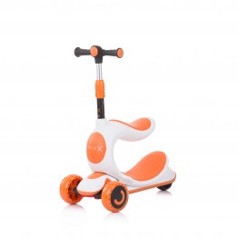 Детски скутер 2 в 1 Space X оранжево
