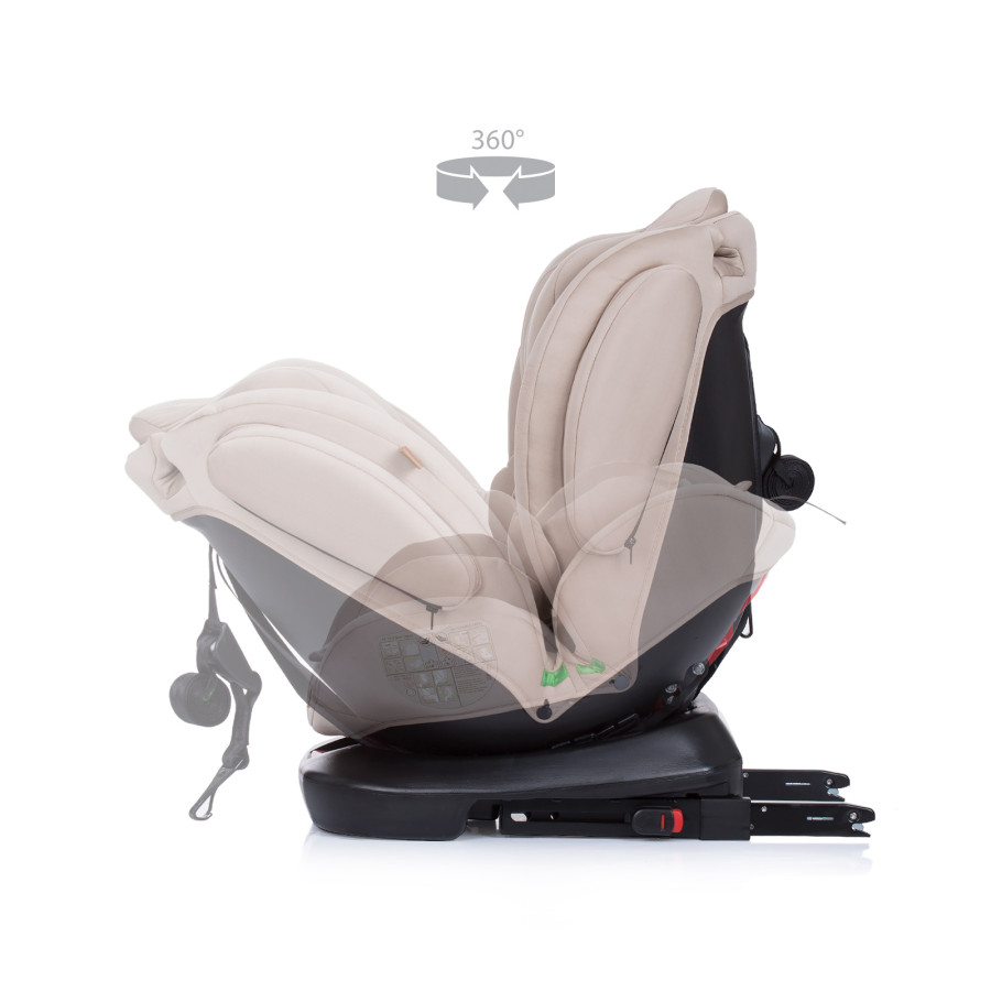 Столче за кола 360 i-Size 40-150cm 4Kid хумус